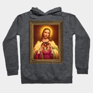 The Hot Cross (chocolate chip) Heart of Jesus Hoodie